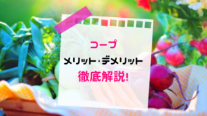 生協の宅配（コープ）のメリットデメリット！他の食材宅配と比較してどう？