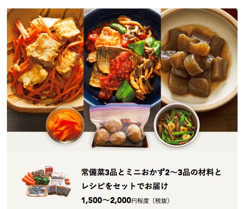 コープデリ ミールキット