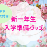 【新一年生の入学準備】必要なグッズ&文房具！選び方アドバイスつき
